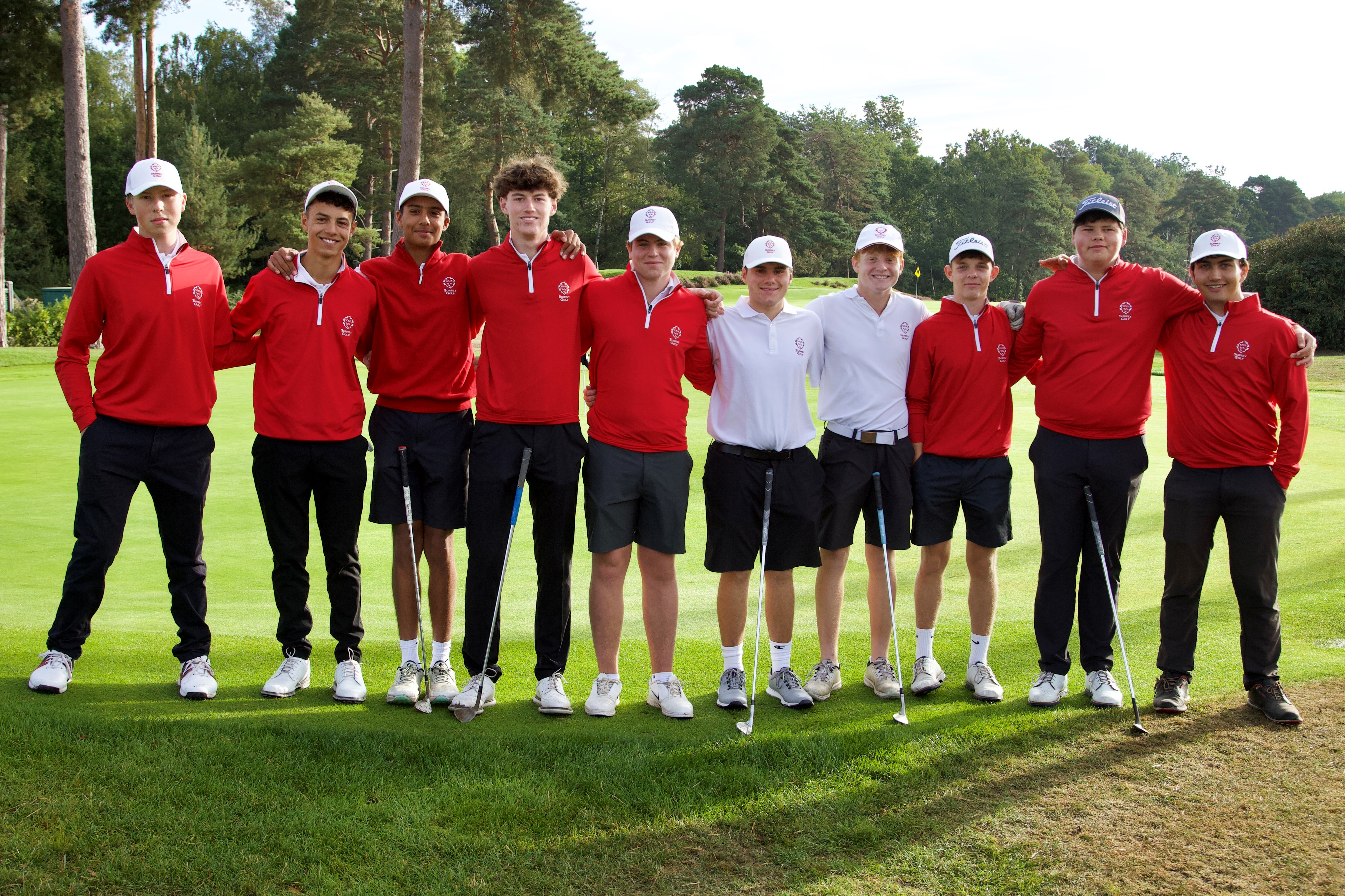 Surrey U16 at the annual MUGS Match vs BB&O